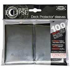 Ultra Pro - Pro Matte Eclipse: Deck Protector 100 Count Pack - Jet Black